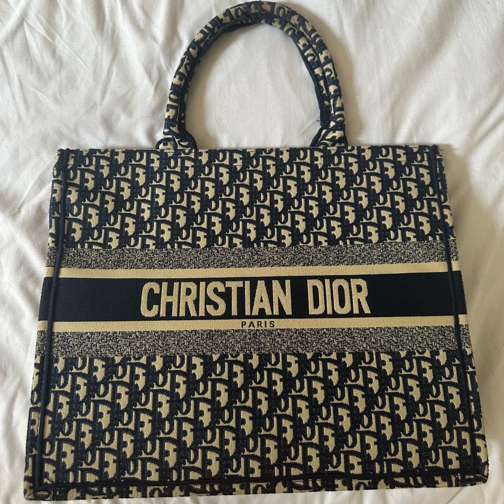 Large Dior Book Tote